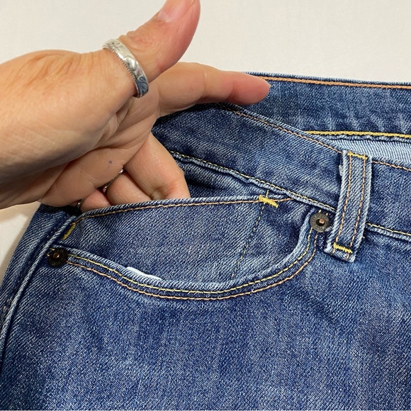 Old Navy Denim Ankle Jeans Casual Medium wash Midrise Short Straight Fit… - Picture 4 of 11